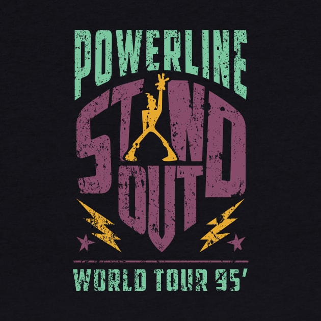 Powerline - Stand Out - World Tour 95' - Vintage by Batg1rl